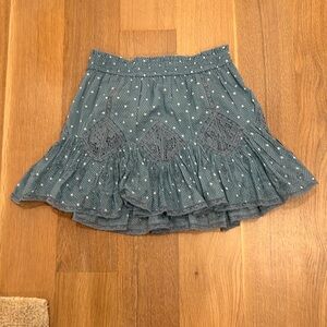 LoveShackFancy mini skirt